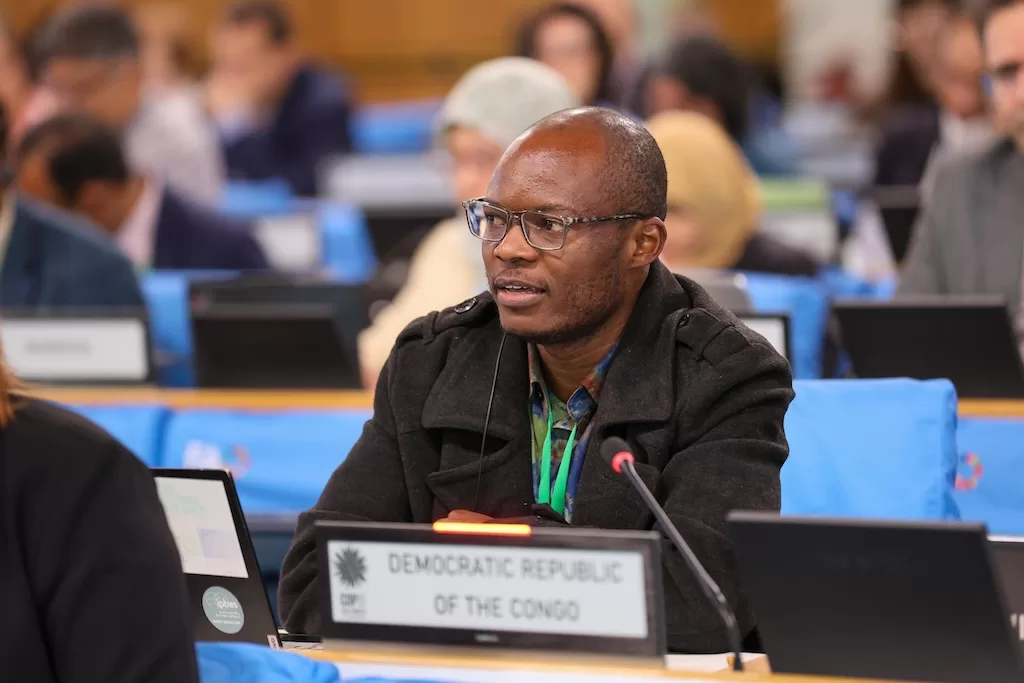 Daniel Mukubi Kikuni, lead negotiator for the Democratic Republic of the Congo. Credit: IISD/ENB | Mike Muzurakis (2025)