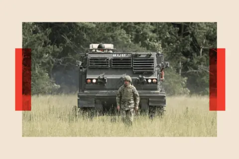 Press Association Ukrainian forces train on Salisbury Plain